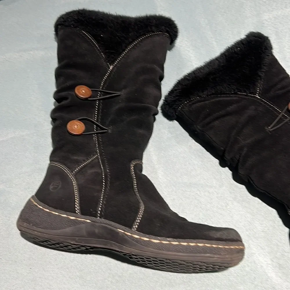 BARETRAPS ESHA Suede‎ Tall Snow Winter Boots Fully Lined Insulated Sz 8 B88